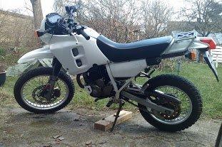 Hvid Honda NX 250 stjålet igen. 