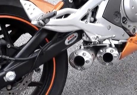 Ixil dobbelt udstødning Kawasaki Er6