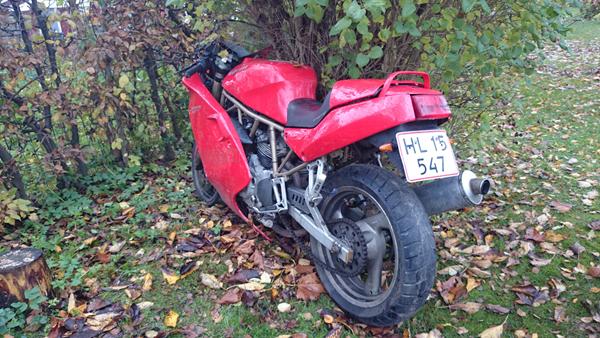 Stjålet Ducati Supersport 750
