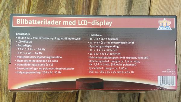 Lader til GEL-batteri