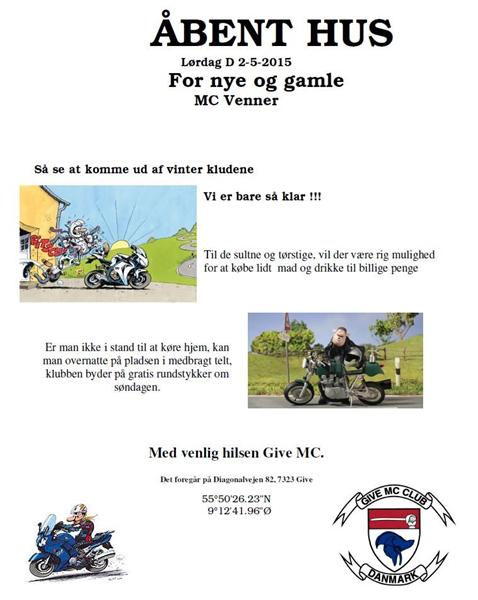 Åbent hus ved Give Mc