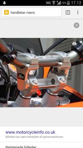 bar risers til gs 500 