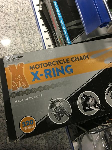 X-ring VS O-ring kæde