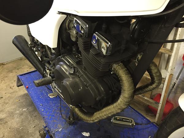 GSX250e motor adskillelse
