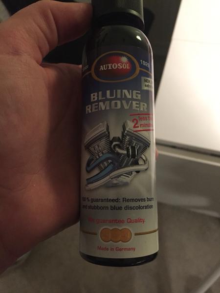 Autosol Bluing remover har i nogen tips ?