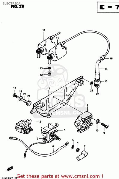 2 relæer til Gsx 250E?? 