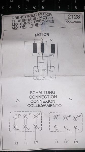Tilslutning el-motor