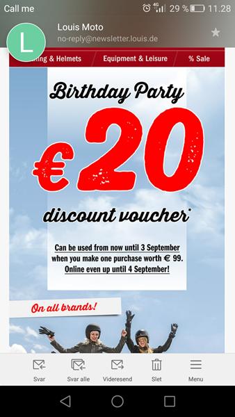 louis.de 20 euro voucher