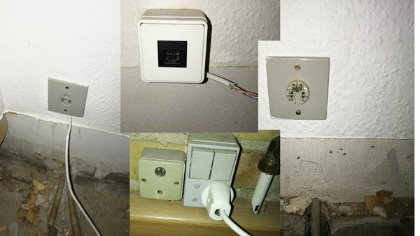 Elektrikerhjælp - netværksstik i væg