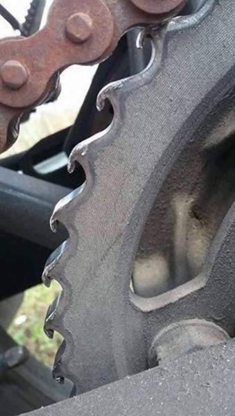 Rust på kæde siden