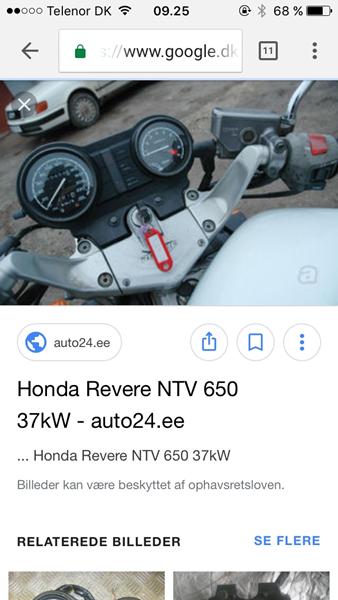 Hjælp til andet styr på Honda NTV