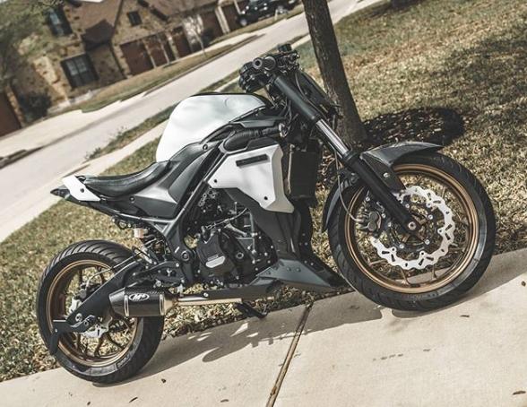 Street Figther Yamaha R3 Build