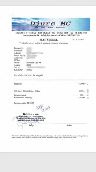 Yamaha R6 2000 KM-tal fusk?