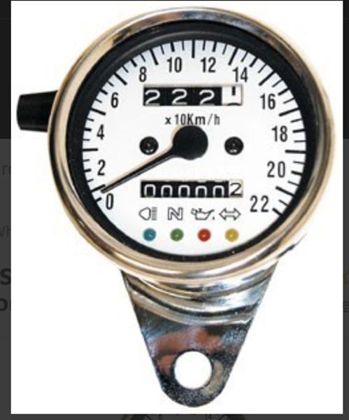 Skift af speedometer