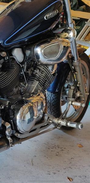 Identifikation af fremrykkersæt på Yamaha XV750