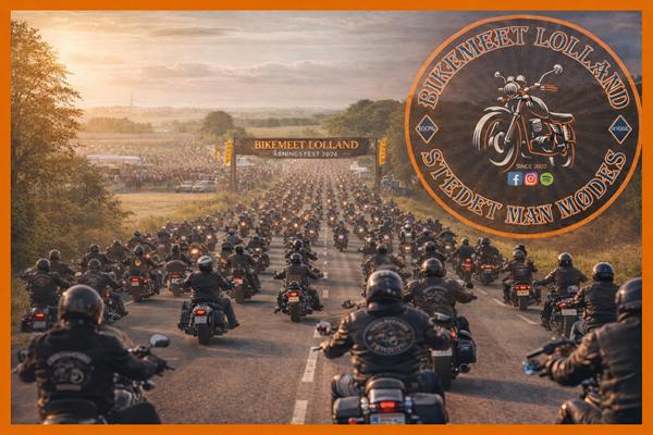 Fælleskørsel til Bikemeet Lollands åbningsfest D.7 Maj 2026