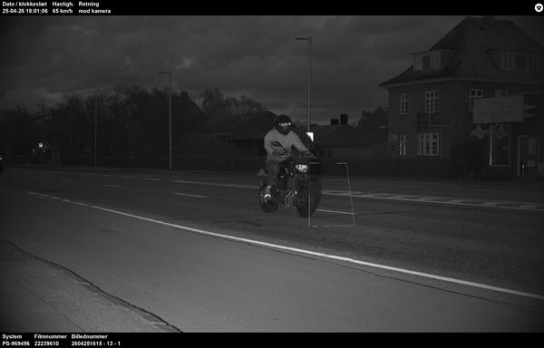 Eksempel på foto ved blitz