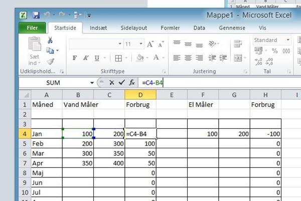 Lave skema  i Excel  Skrevet af Steffen Fjelstervang 
