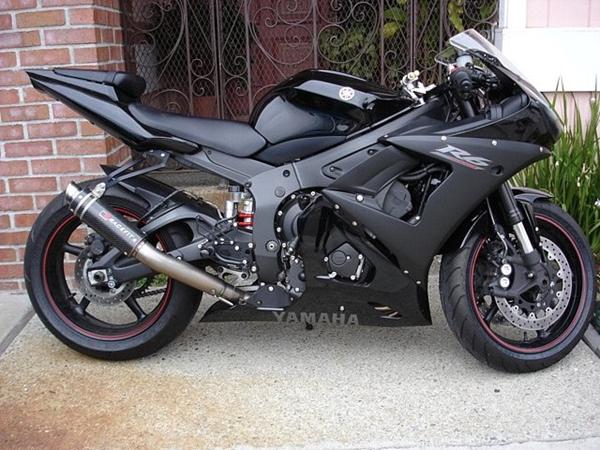 Yamaha r6 2007 Black