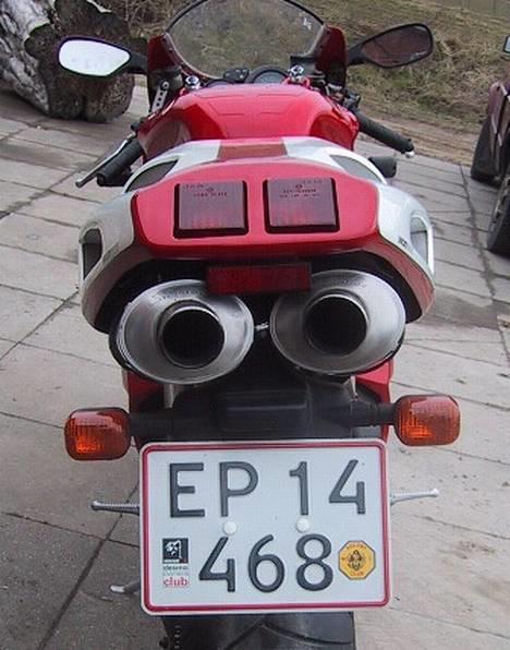 Ducati 996 - Dansk nummerplade billede 2