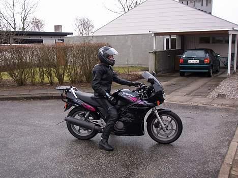 Honda CB500 - Er lige kommet hjem efter at have afhentet cyklen i Århus og kørt til Aalborg billede 1