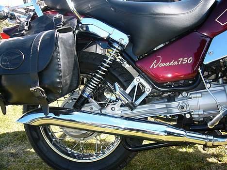 Moto Guzzi Nevada - Down potter fra Italien med fri udblæsning billede 5