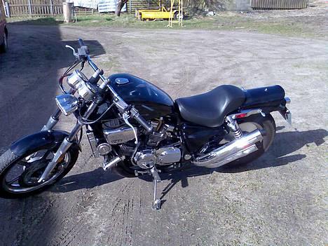 Honda super magna - Først dag i DK billede 1