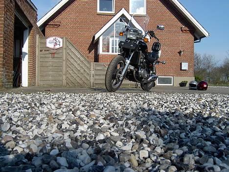 Honda Magna 750VF-[Herning]- - Uhh.. Måtte ned og lægge på gruset:D billede 4