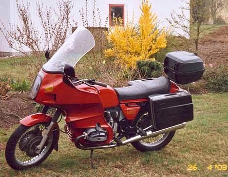 BMW R80 - Nu har den fået kåbe på og den ser godt ud. billede 1