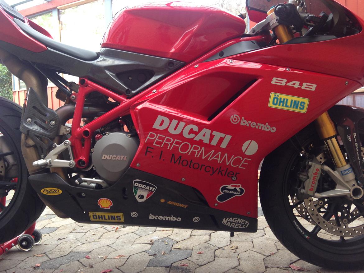 Ducati 848 solgt billede 7