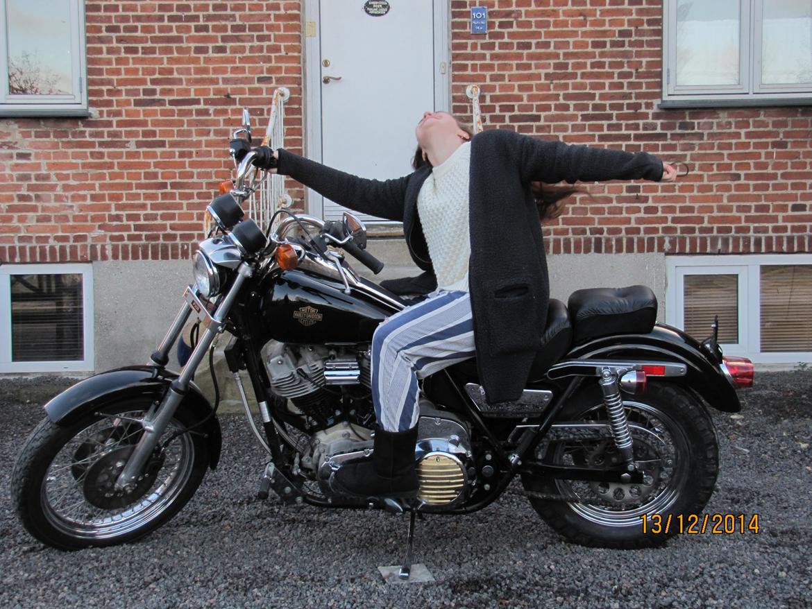 Harley Davidson FXR - Model i pyjamasbukser billede 2