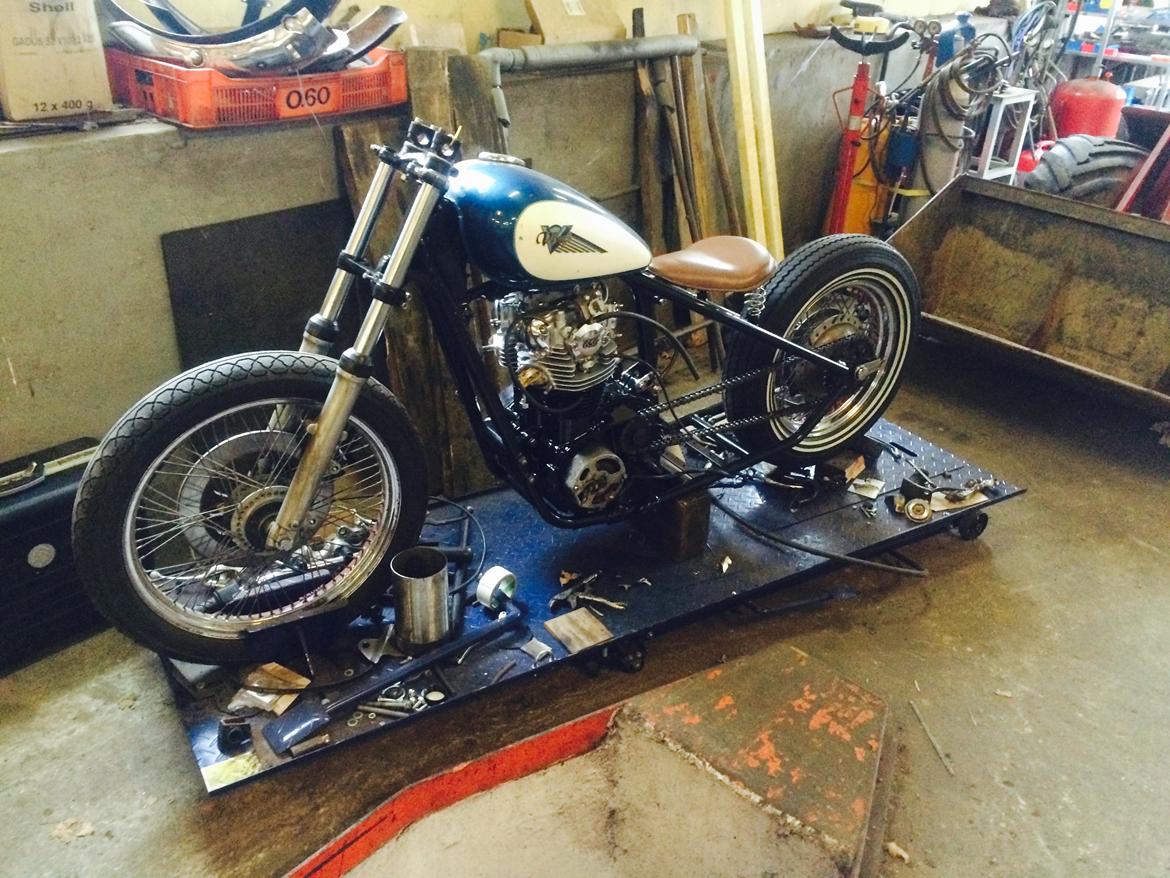 Yamaha xs 650 bobber hardtail billede 9