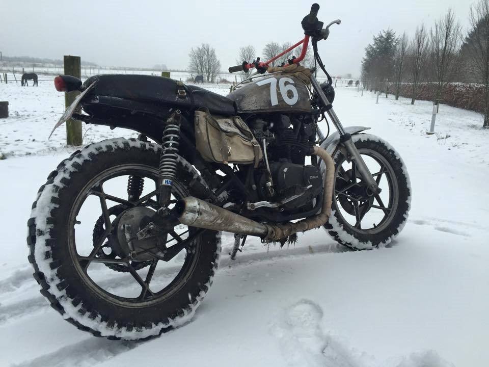 Suzuki GS 400 Scrambler - Som den ser ud pt billede 5