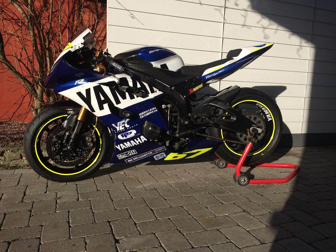 Yamaha R6 09' Baneracer SOLGT billede 11