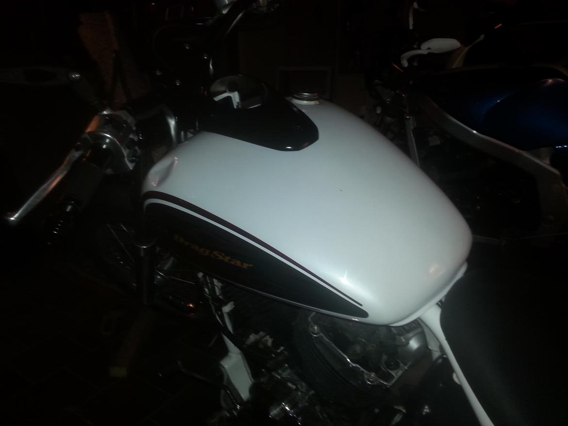 Yamaha xvs 650 Dragstar *Projekt* - Så kom der lidt sort spray folie billede 43