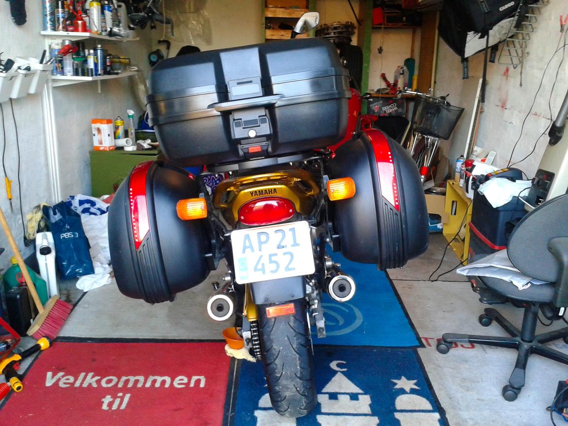 Yamaha TDM 850 - Dejlig lyd i de to standard potter. billede 6