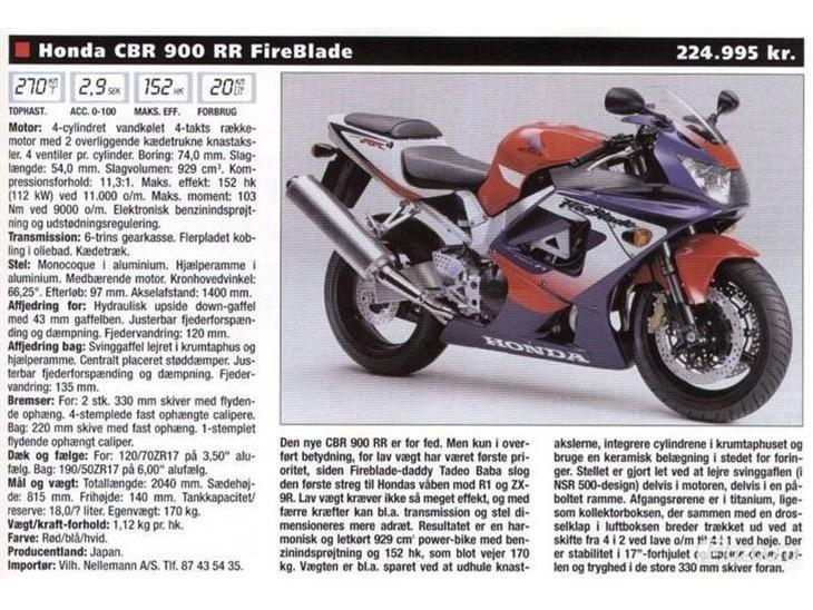 Honda CBR929RR Fireblade ***SOLGT*** billede 10