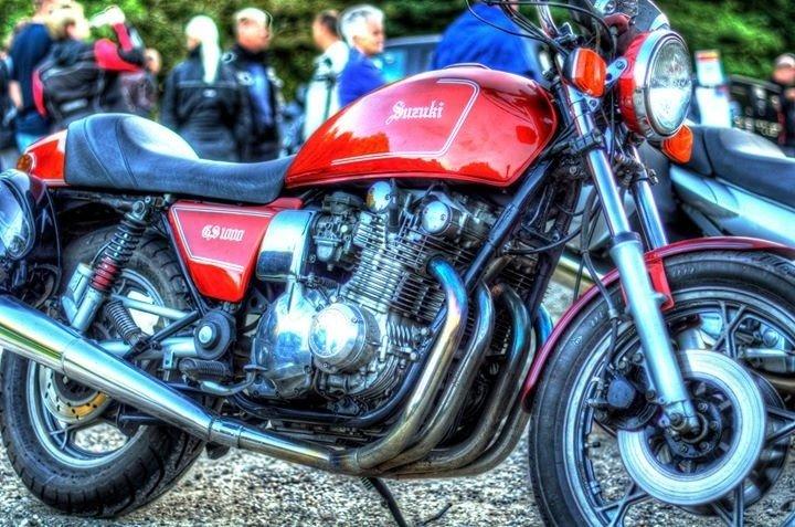 Suzuki GS 1000 G - Billedet er taget i Lundby Krat 28.08.14 (HDR billede) billede 3
