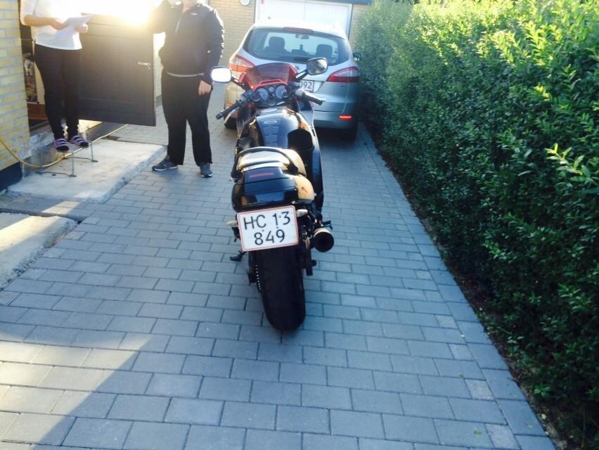 Honda CBR1000 sc21 - lige købt den og på vej hjem billede 3