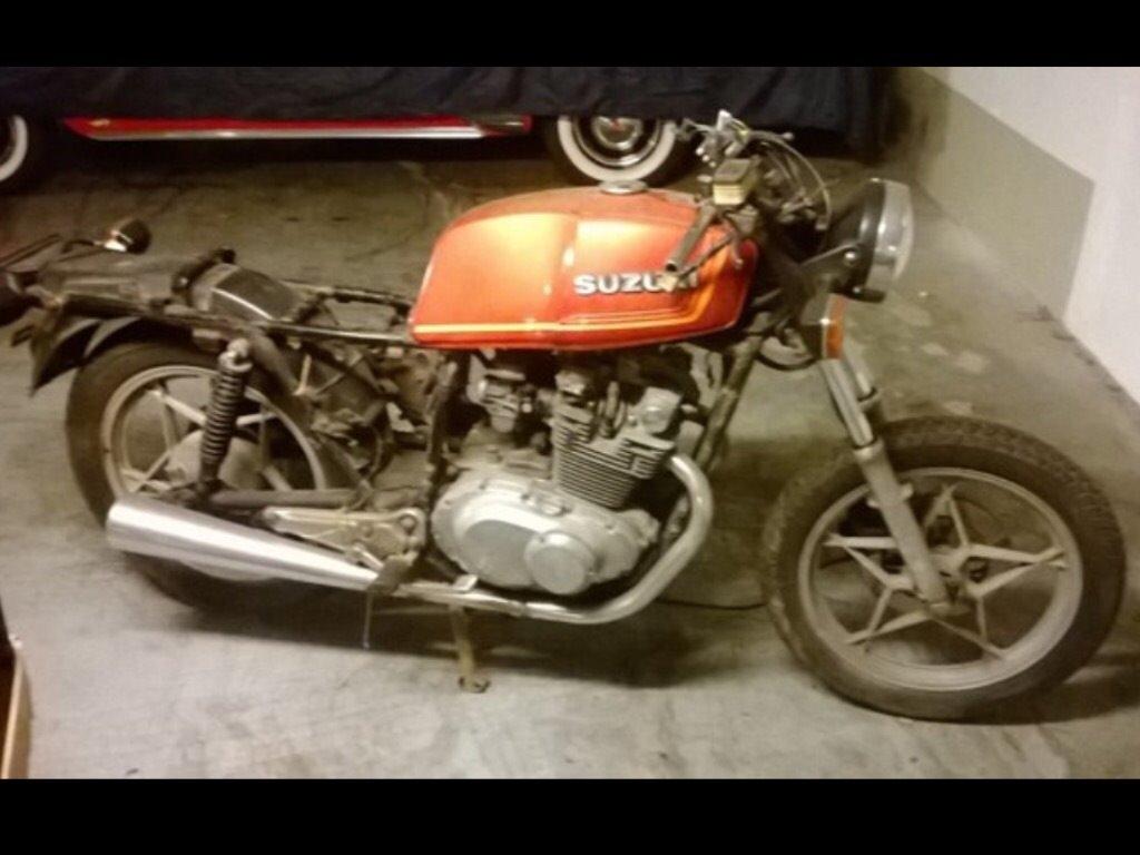 Suzuki GS 450 cafe racer billede 15