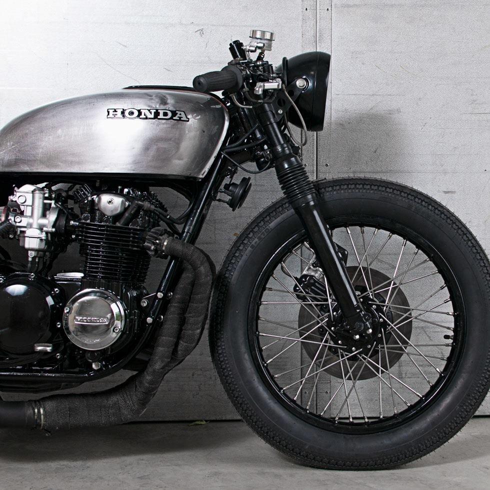 Honda CB550 cafe/bratstyle billede 4