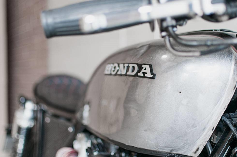 Honda CB550 cafe/bratstyle billede 5