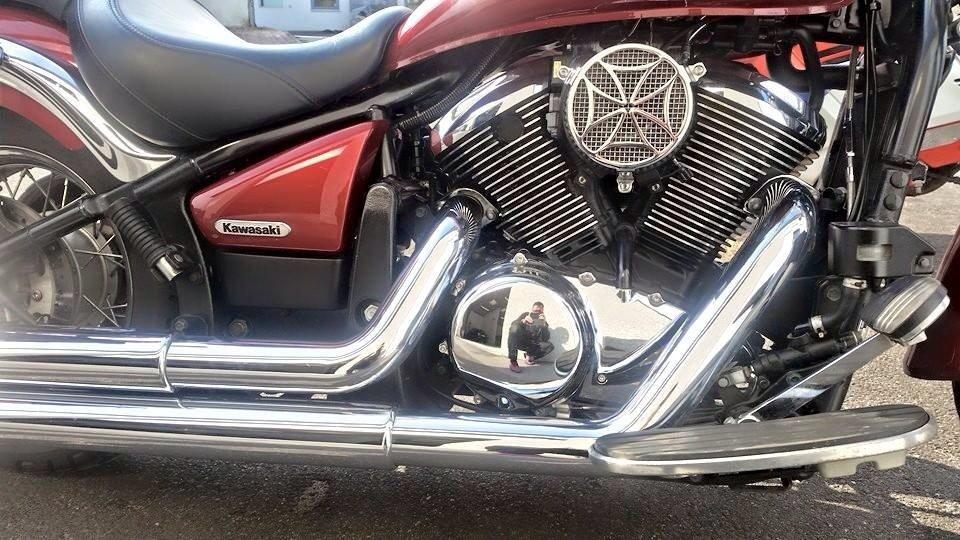 Kawasaki VN 900 Classic "Solgt" billede 4