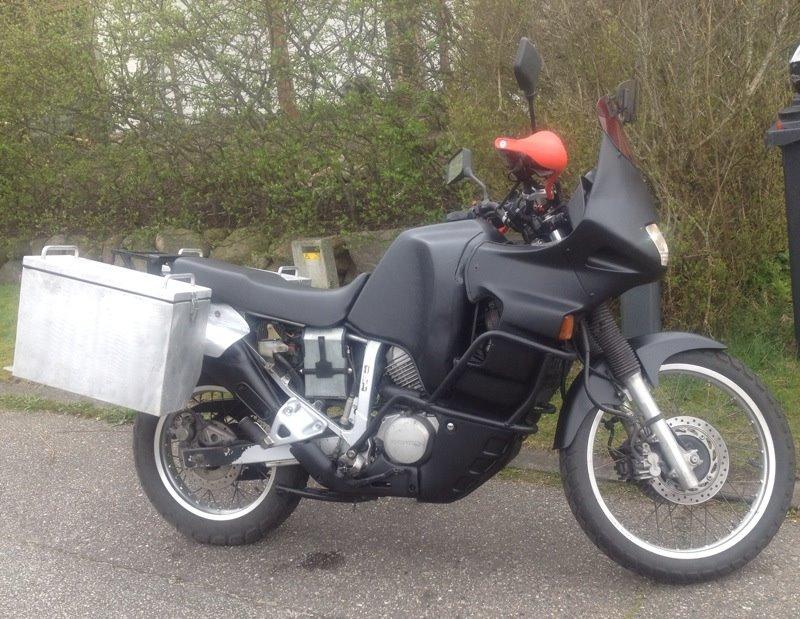 Honda Transalp  - sådan kom den lyse TA til at se ud efter den første vinter billede 24