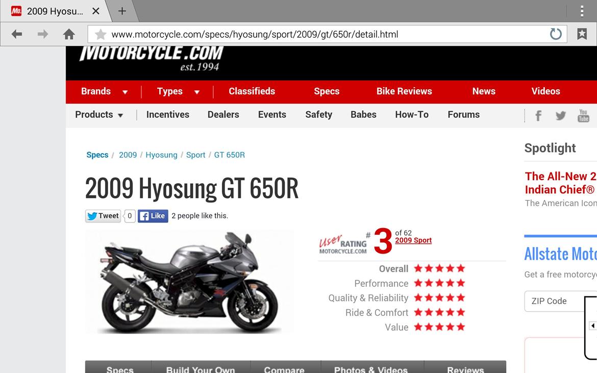 Hyosung GT 650 R (solgt) billede 7