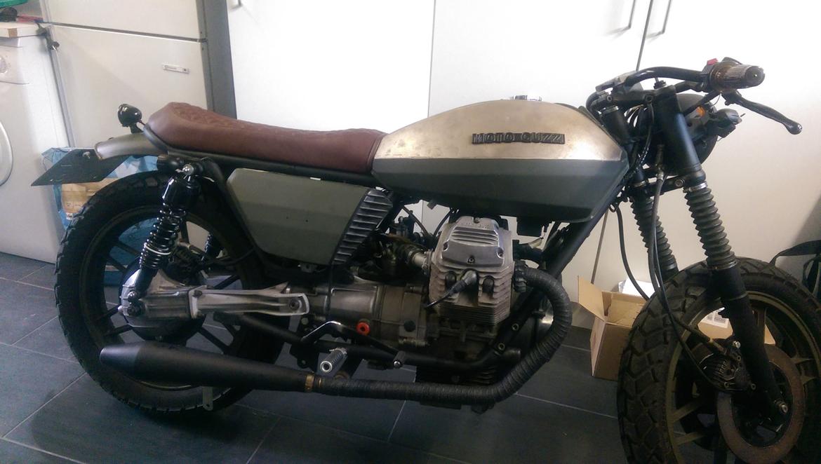 Moto Guzzi V50 NATO Cafe/Bratstyle. billede 8