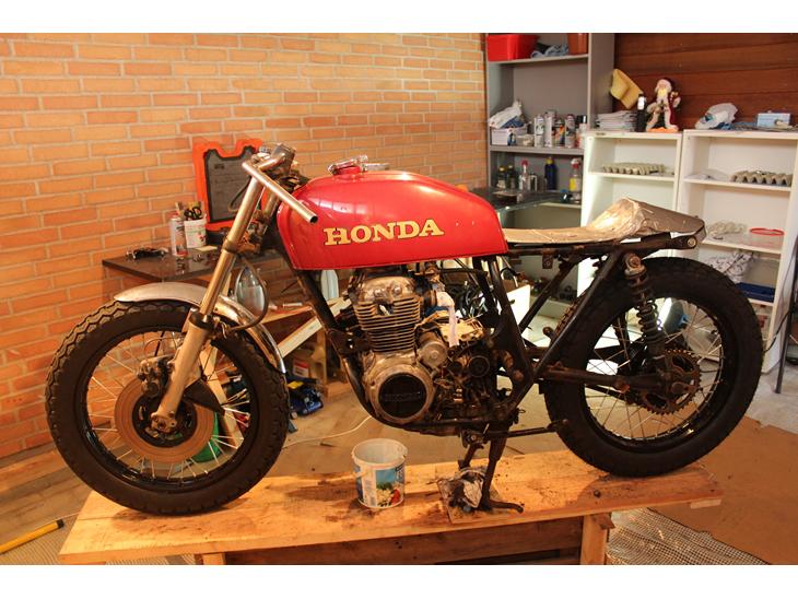 Honda Cb 400 Four Cafe Racer billede 1