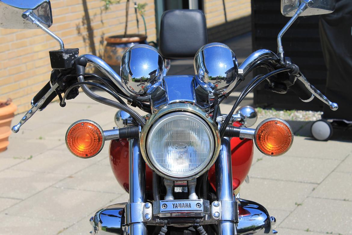 Yamaha Virago 1100 gold  billede 4