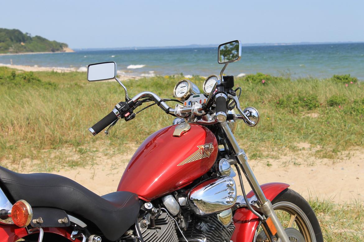 Yamaha Virago 1100 gold  billede 11