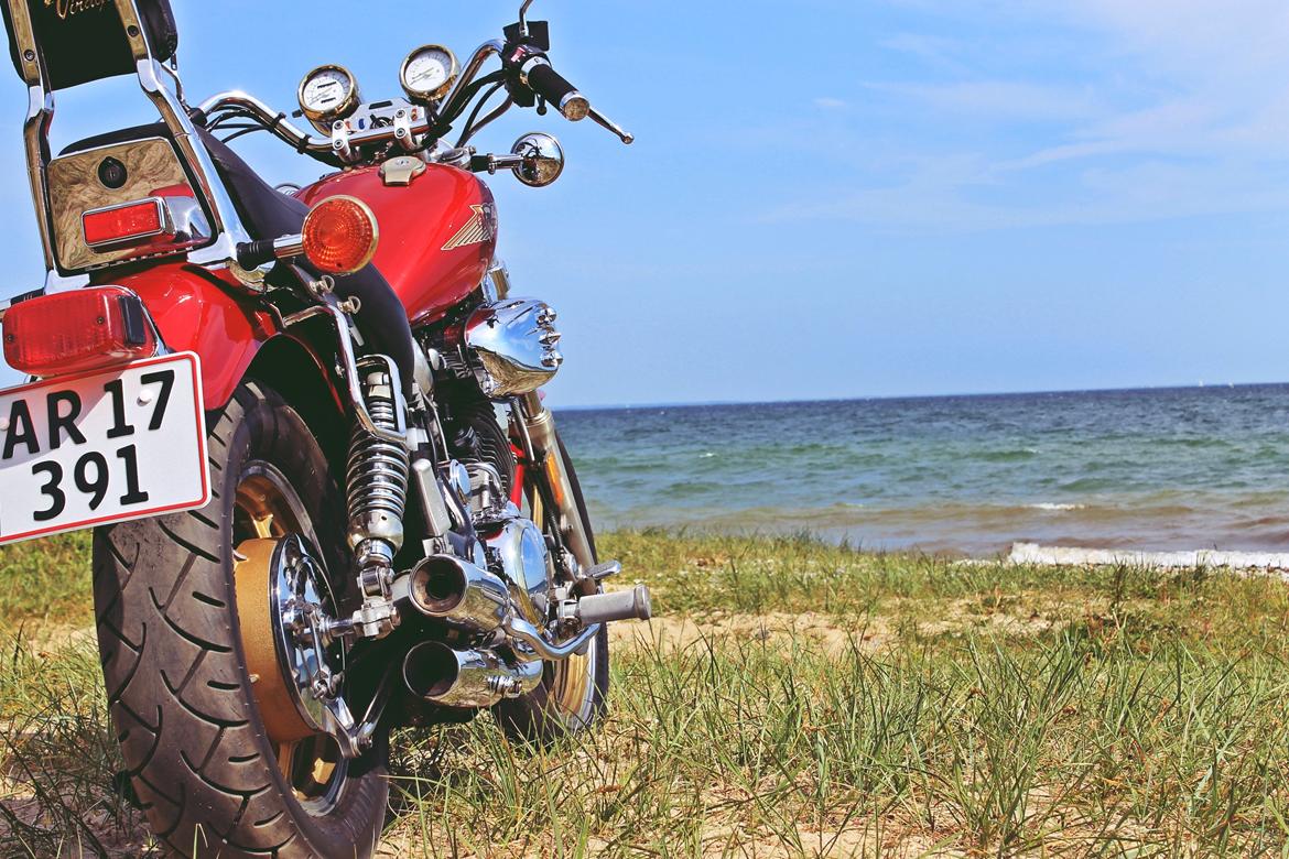 Yamaha Virago 1100 gold  billede 15